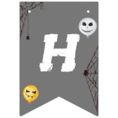 Bannière À Fanions Halloween Costume fête aquarelle (Deuxième drapeau)