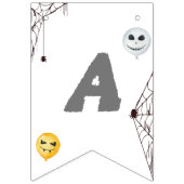 Bannière À Fanions Halloween Costume fête aquarelle (Troisième drapeau)