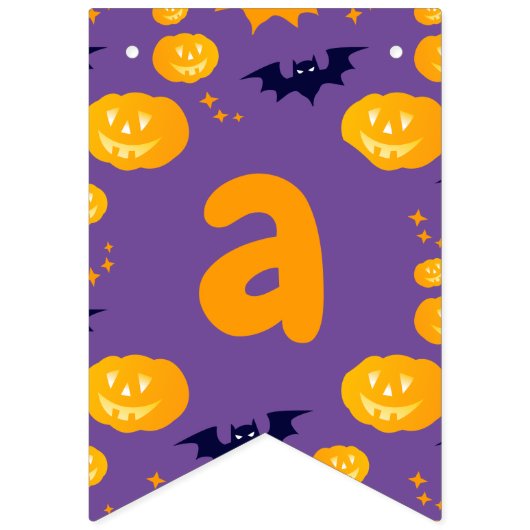 Bannière À Fanions Halloween Costume fille sorcière fête d'anniversai (Troisième drapeau)