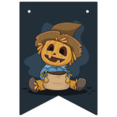 Bannière À Fanions Halloween Cute Jack O' Lantern (Troisième drapeau)
