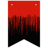 Bannière À Fanions Halloween Déplaisant de sang coulant (Deuxième drapeau)