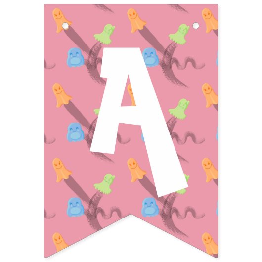 Bannière À Fanions Halloween drôle (Deuxième drapeau)