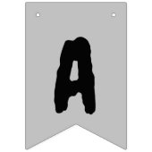 Bannière À Fanions Halloween gris orange violet heureux (Deuxième drapeau)