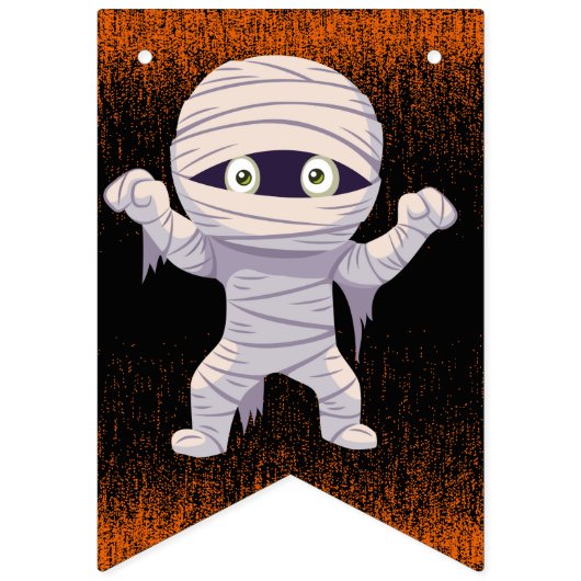 Bannière À Fanions Halloween Happy Halloween Party éffrayant fun mign (Premier drapeau)