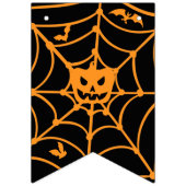 Bannière À Fanions Halloween Joyeux anniversaire (Premier drapeau)