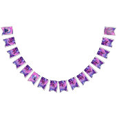 Bannière À Fanions Halloween rose mignon magique chatte ensorcelé (Tout)