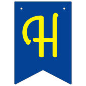 Bannière À Fanions Hamburger Anniversaire Burgers de fête (Deuxième drapeau)