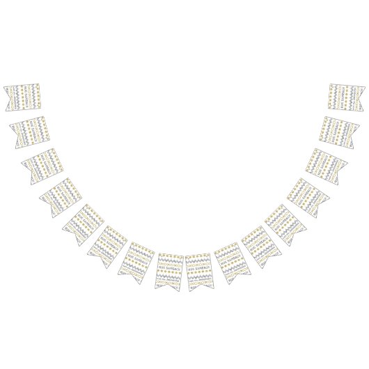 Bannière À Fanions Hanoukka Swallowtail Banner Hug Sameach (Tout)