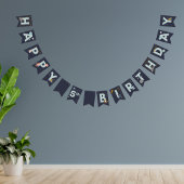 Bannière À Fanions Happy Birthday Banner Flags Out of This World
