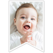 Bannière À Fanions Happy Birthday Modern Simple Cool Photos (Premier drapeau)