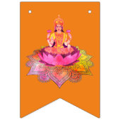 Bannière À Fanions Happy Diwali - Deepalavi Lakshmi Goddess 4 (Troisième drapeau)