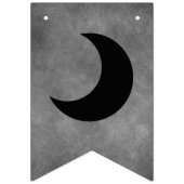 Bannière À Fanions Happy Halloween Colourful Flying Bats Dark Grey (Premier drapeau)