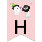 Bannière À Fanions Happy Halloween Haunted House 2024 (Premier drapeau)