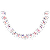 Bannière À Fanions Harry & Meghan Crown | Célébration du Mariage roya (Tout)