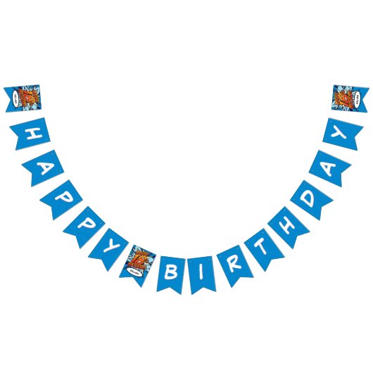 BANNIÈRE À FANIONS HEUREUX 18 BANNIVERSAIRE DE B.D. (Tout)