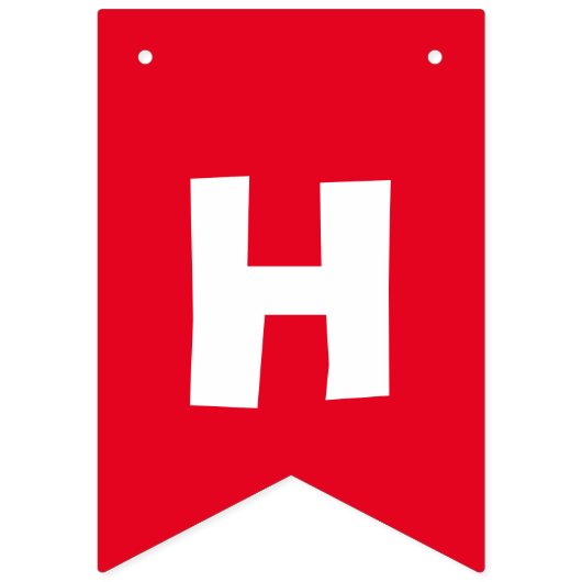 Bannière À Fanions Heureux 4 juillet (Deuxième drapeau)