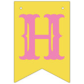 Bannière À Fanions HEUREUX PRINTEMPS BÉBÉ CHICK BUNTING BANNER Person (Troisième drapeau)