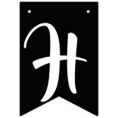 Bannière À Fanions Homard Thème Rouge Noir Blanc Anniversaire (Deuxième drapeau)