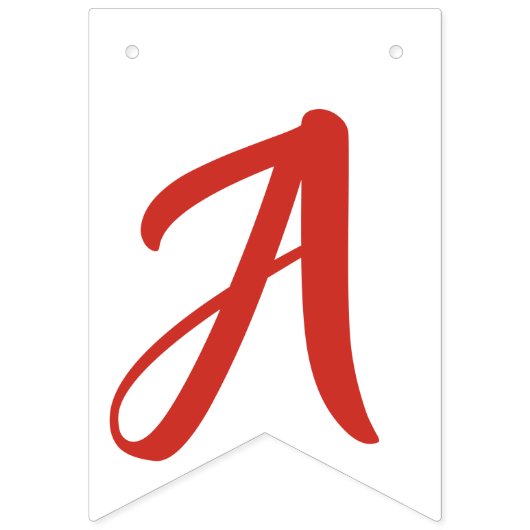 Bannière À Fanions Homard Thème Rouge Noir Blanc Anniversaire (Troisième drapeau)