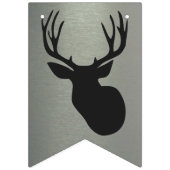 Bannière À Fanions Hommes Joyeux Anniversaire Big Deer Chasse Camoufl (Premier drapeau)