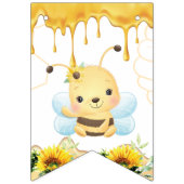 Bannière À Fanions Honey Bee Joyeux anniversaire (Premier drapeau)