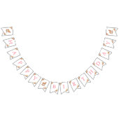 Bannière À Fanions Horse Aquarelle Anniversaire Fête Pony (Tout)