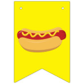 Bannière À Fanions Hot Dog Anniversaire de enfant Party Cuire mignonn (Premier drapeau)