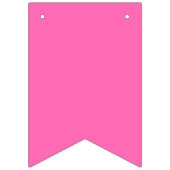 Bannière À Fanions Hot Pink (Troisième drapeau)