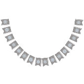 Bannière À Fanions Icy White Frozen Snowflake Élégant Christmas Grey (Tout)