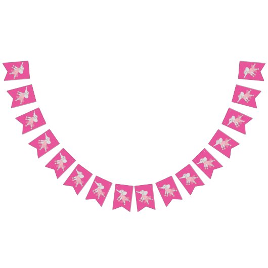 Bannière À Fanions illusima Ballerina Elephant rose (Tout)