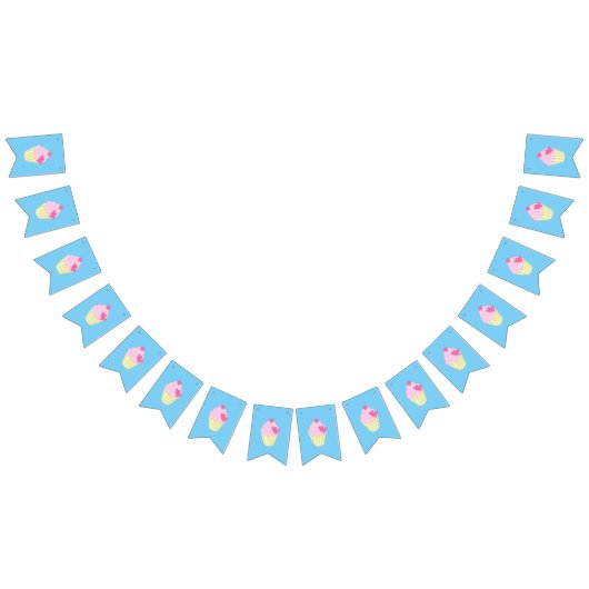 Bannière À Fanions illusima Bleu (Tout)