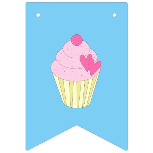 Bannière À Fanions illusima Bleu (Premier drapeau)