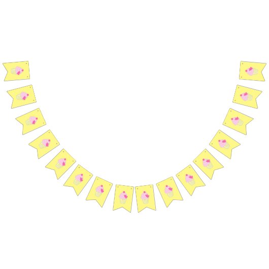 Bannière À Fanions illusima Jaune (Tout)