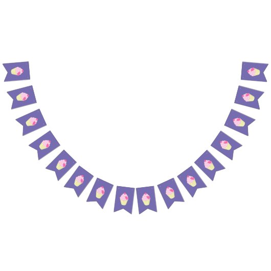 Bannière À Fanions illusima Violet (Tout)