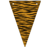 Bannière À Fanions Impression de tigre amusant (Deuxième drapeau)