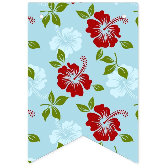 Bannière À Fanions Impression hawaïenne (Deuxième drapeau)