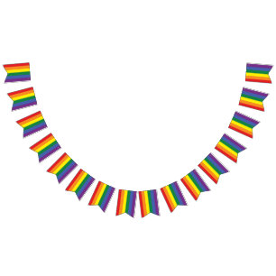 Bannière À Fanions Indicateur Rainbow Pride
