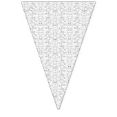 Bannière À Fanions Indicateurs de transfert personnalisés | Décor fêt (Troisième drapeau)