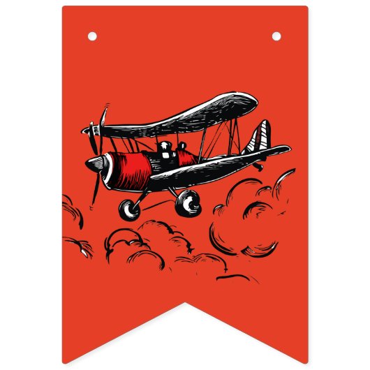 Bannière À Fanions Invitation à la fête aérienne (Deuxième drapeau)