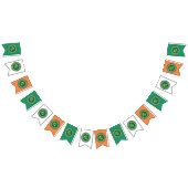 Bannière À Fanions Irish shamrock (Tout)