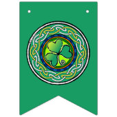 Bannière À Fanions Irish shamrock (Premier drapeau)