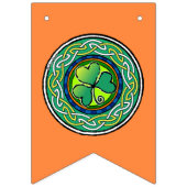 Bannière À Fanions Irish shamrock (Troisième drapeau)