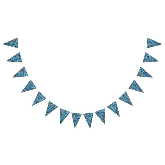 Bannière À Fanions Island Camp Art autochtone Bunting (Tout)