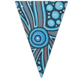 Bannière À Fanions Island Camp Art autochtone Bunting (Deuxième drapeau)