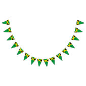 Bannière À Fanions Jamaican Flag Happy Birthday (Tout)