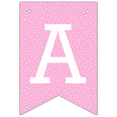 Bannière À Fanions Jardin de fées enchanté Joyeux anniversaire (Troisième drapeau)