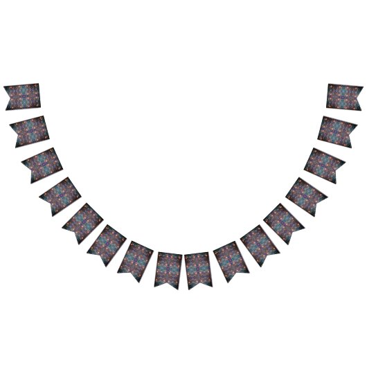 Bannière À Fanions Jardin rose (Tout)