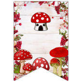 Bannière À Fanions Jardin vert Berry Rouge Tabouret Magique Champigno (Premier drapeau)