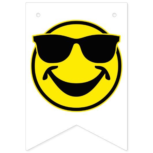 Bannière À Fanions Jaune cool + votre dos. & idées (Premier drapeau)