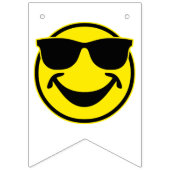 Bannière À Fanions Jaune cool + votre dos. & idées (Troisième drapeau)